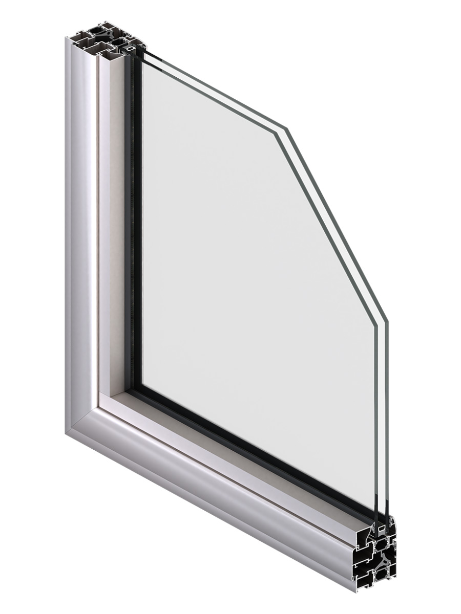 ST 70 H Tür und Fenstersystem - verdeckter Flügel Interal